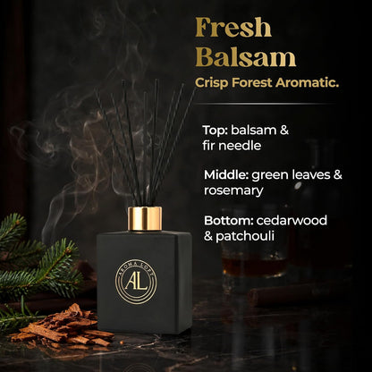 Black Reed Diffusers for Home | Premium Fragrance Diffuser | Reed Diffuser Sticks in Oil Set with Cashmere Vanilla Scent | Smell Good Stuff | Long-Lasting Oil for Bathroom & Office (5 oz)