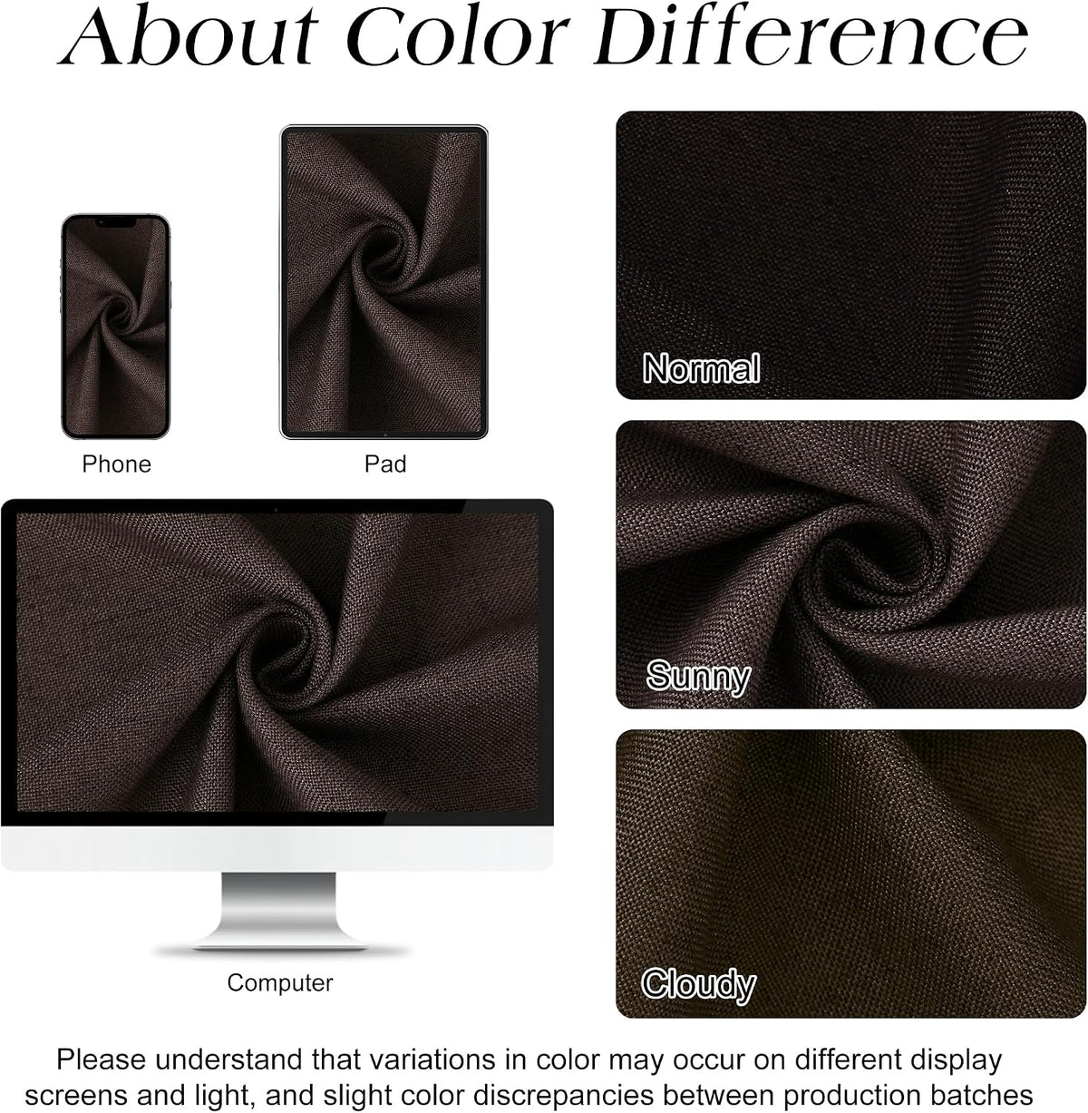 Linen Shower Curtain 72 Inch Long for Bathroom Beige 1 Panel - Colors A