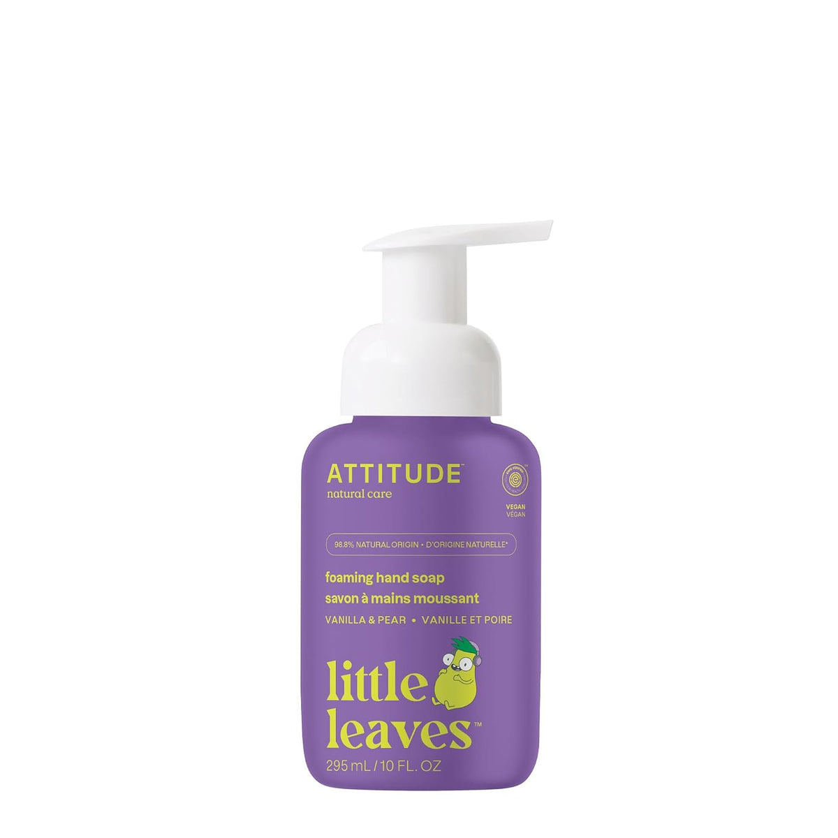 Foaming Hand Soap for Kids, EWG Verified, Dermatologically Tested, Plant- and Mineral-Based Ingredients, Vegan, Blueberry, 10 Fl Oz