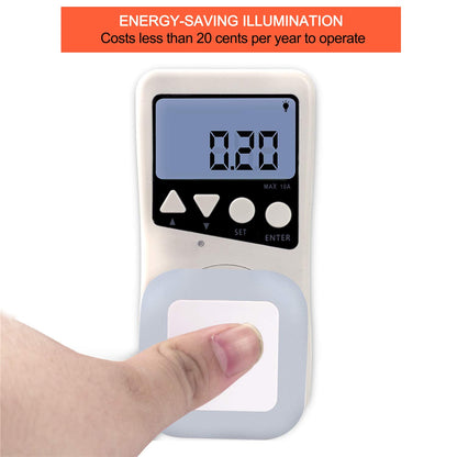 LED Night Light Lamp with Smart Sensor Dusk to Dawn Sensor, Daylight White, 0.5W Plug-in, 6-Pack