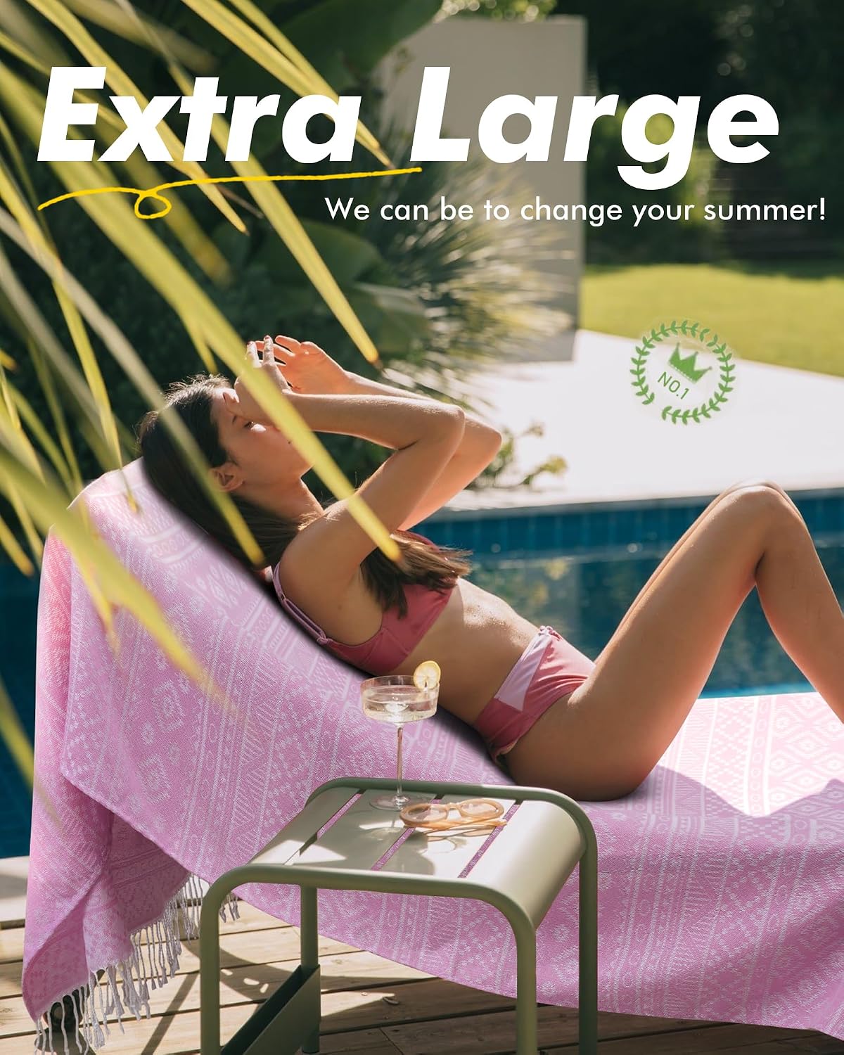 6 Packs Oversized Stripe Turkish Beach Towel 74"x38" Thin Quick Dry Sand Free Pool Bath Swim Towels Extra Large XL Clearance Blanket Adult Travel Vacation Essentials Accessories