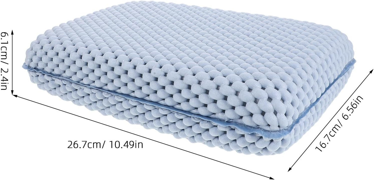 Waterproof Spa Bathtub Pillow with Suction Cups Ergonomic Memory Foam Bath Cushion for Neck and Head Support Non-Slip Soft Bath Pillow for Tub Use