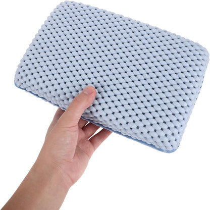 Waterproof Spa Bathtub Pillow with Suction Cups Ergonomic Memory Foam Bath Cushion for Neck and Head Support Non-Slip Soft Bath Pillow for Tub Use