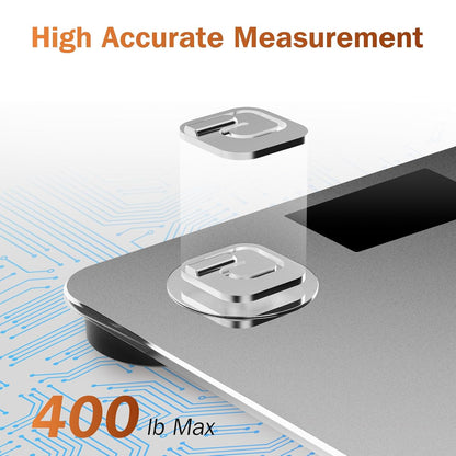 Smart Bathroom Scale for Body Weight and Fat, BMI, Digital