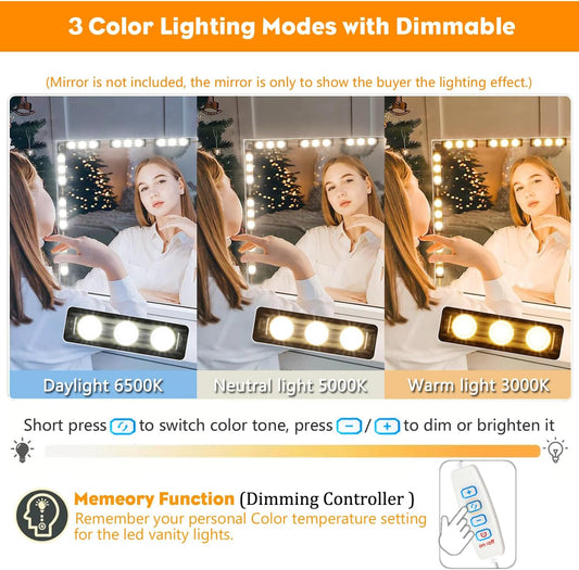 Vanity Lights for Mirror,LED Makeup Light Strip