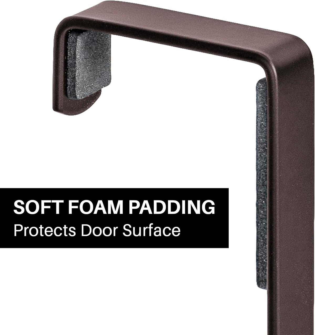 LYNK Professional® Home™ Over the Door Hooks - 9 Hook – Over the Door Coat Rack - Over the Door Hanger - Hanging Towels or Clothes - Bathroom, Bedroom, Laundry Room - Lifetime Ltd. Warranty, Black