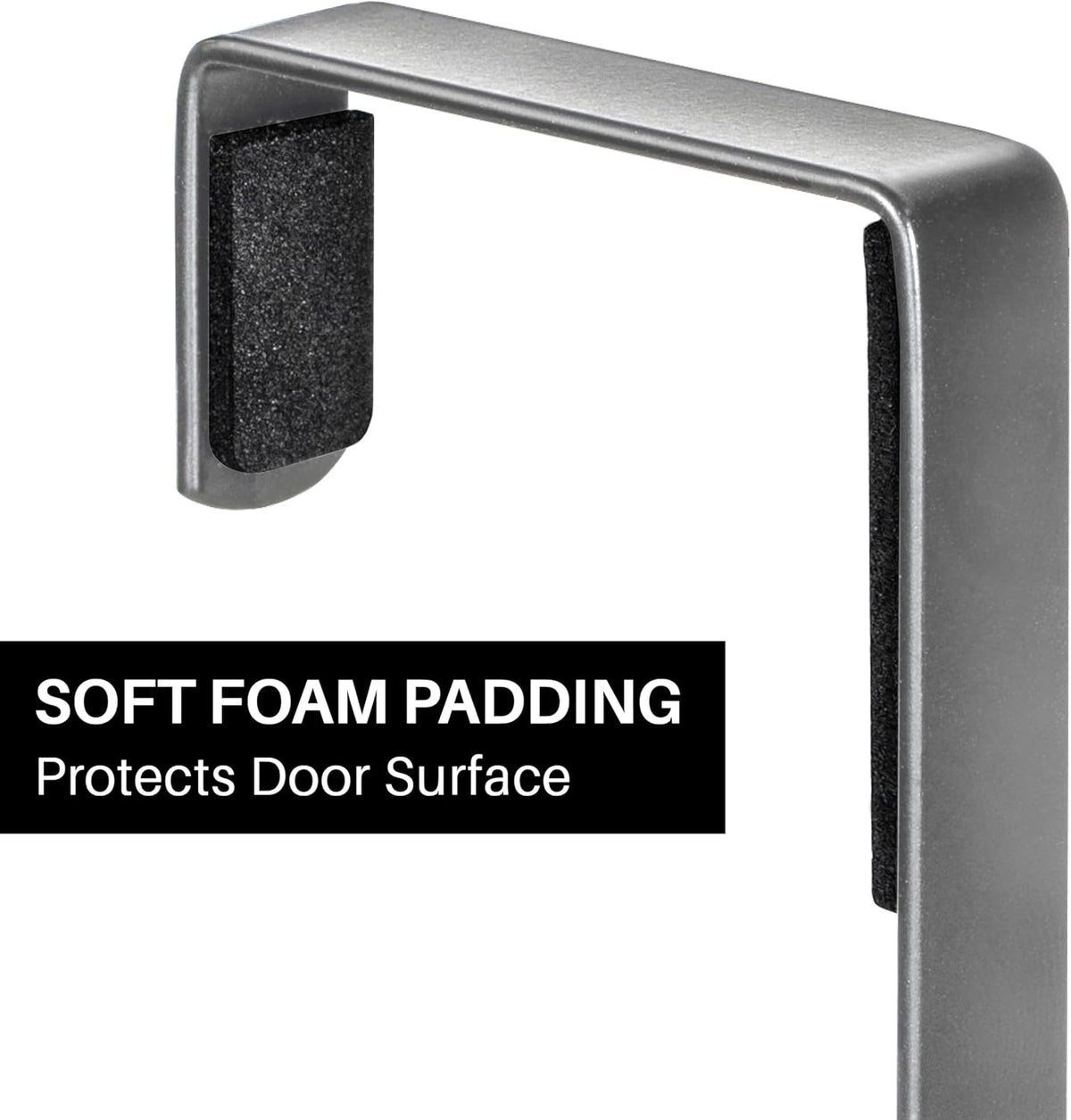 LYNK Professional® Home™ Over the Door Hooks - 9 Hook – Over the Door Coat Rack - Over the Door Hanger - Hanging Towels or Clothes - Bathroom, Bedroom, Laundry Room - Lifetime Ltd. Warranty, Black