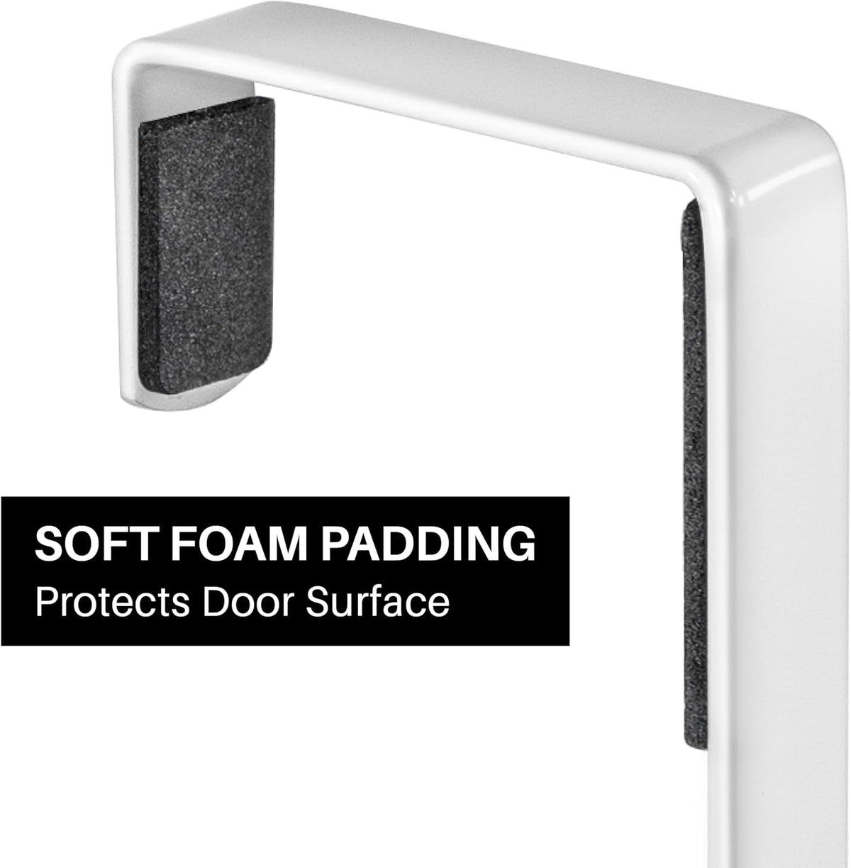 LYNK Professional® Home™ Over the Door Hooks - 9 Hook – Over the Door Coat Rack - Over the Door Hanger - Hanging Towels or Clothes - Bathroom, Bedroom, Laundry Room - Lifetime Ltd. Warranty, Black