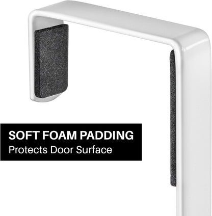 LYNK Professional® Home™ Over the Door Hooks - 9 Hook – Over the Door Coat Rack - Over the Door Hanger - Hanging Towels or Clothes - Bathroom, Bedroom, Laundry Room - Lifetime Ltd. Warranty, Black