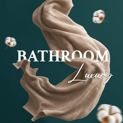 Luxury Bath Towels Extra Large Fluffy Set of 2 Plush Hotel Towel for Bathroom Luxury Made from Soft Superior Turkish Cotton, Thick, Absorbent, Easy Dry, Durable (Green - 30x56)