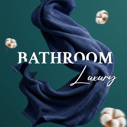 Luxury Bath Towels Extra Large Fluffy Set of 2 Plush Hotel Towel for Bathroom Luxury Made from Soft Superior Turkish Cotton, Thick, Absorbent, Easy Dry, Durable (Green - 30x56)
