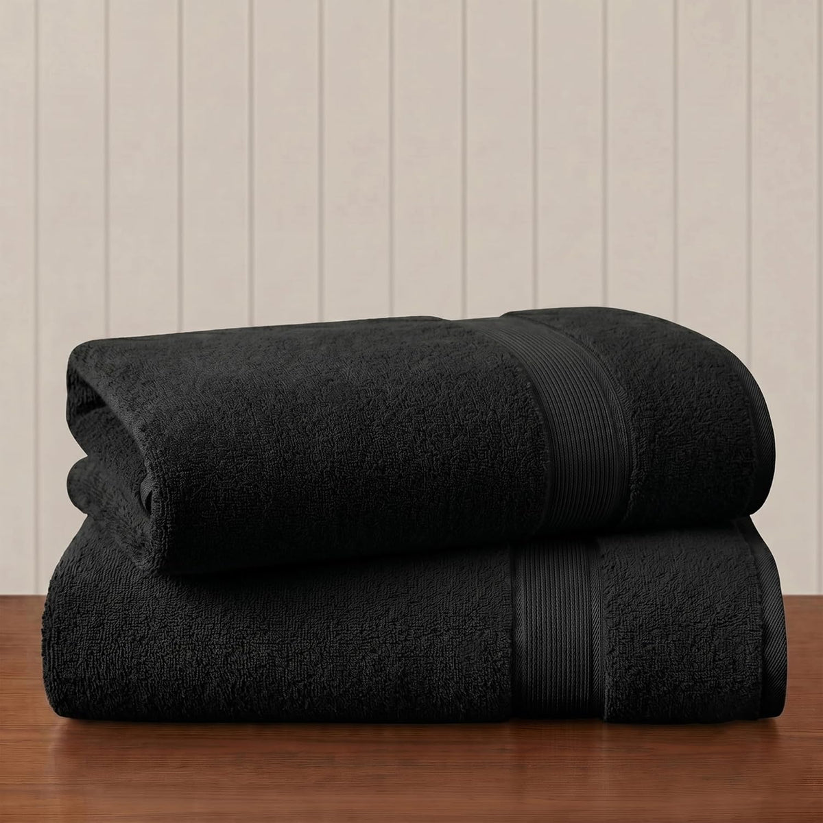 800GSM 100% Cotton Bathroom Bath Towel Set of 8, Grey | Long Staple, Highly Absorbent, Durable Hotel Spa Quality, Quick Dry, Double Stitched Hems, Lint Reducing, OEKO-TEX Certified - Colors B