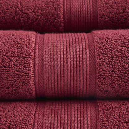 800GSM 100% Cotton Bathroom Bath Towel Set of 8, Grey | Long Staple, Highly Absorbent, Durable Hotel Spa Quality, Quick Dry, Double Stitched Hems, Lint Reducing, OEKO-TEX Certified - Colors B