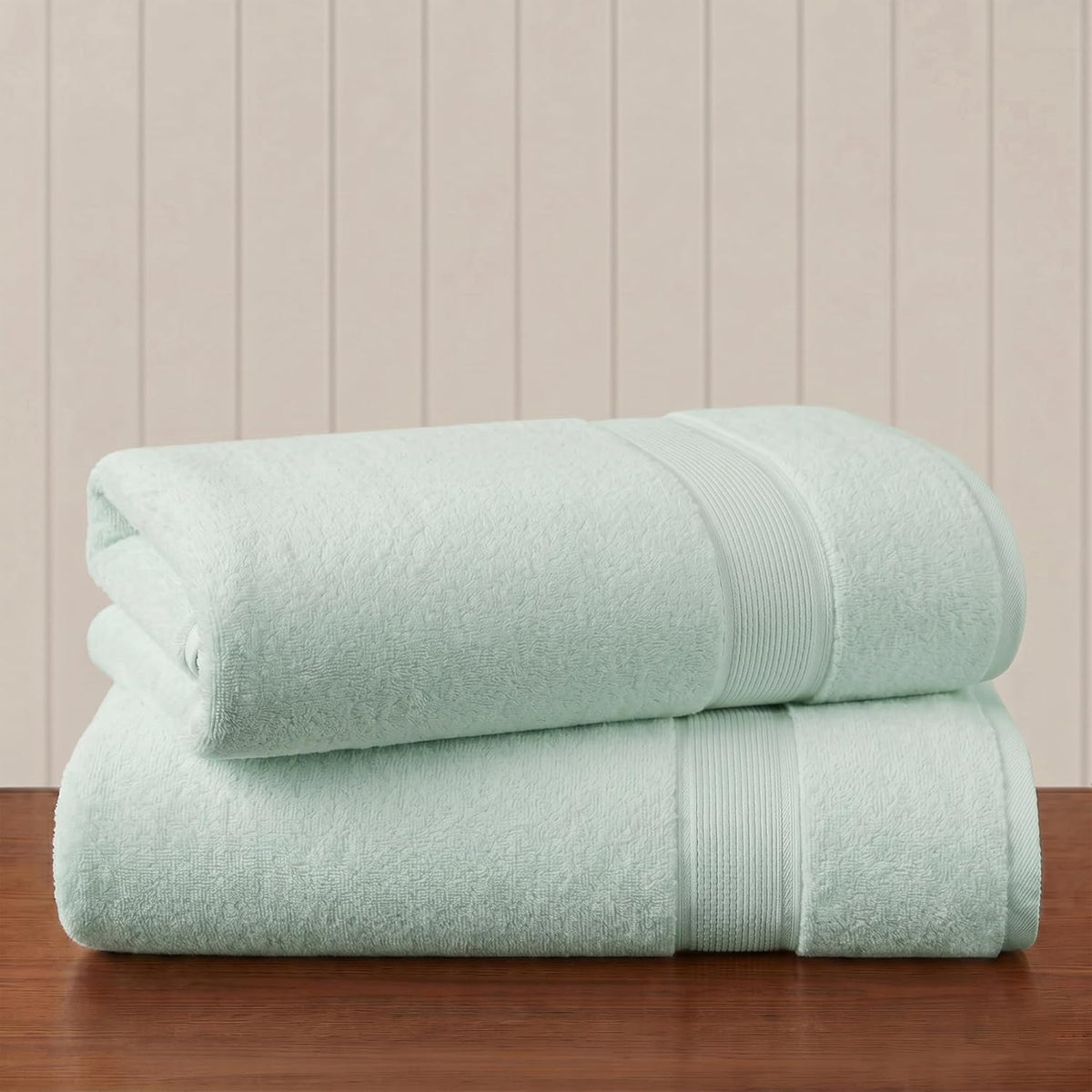 800GSM 100% Cotton Bathroom Bath Towel Set of 8, Grey | Long Staple, Highly Absorbent, Durable Hotel Spa Quality, Quick Dry, Double Stitched Hems, Lint Reducing, OEKO-TEX Certified - Colors B