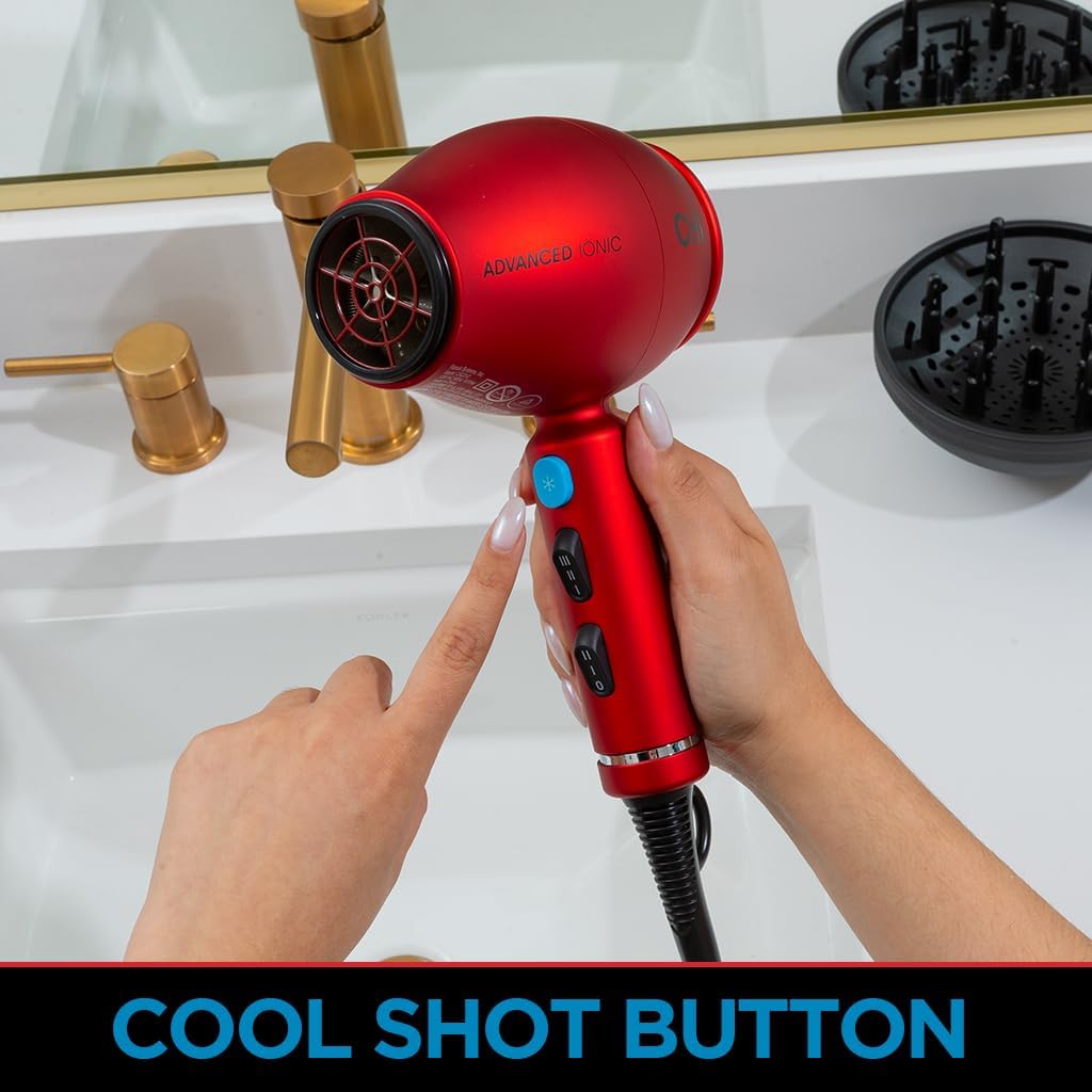 CHI 1875 Series Professional Ionic Hair Dryer with Ceramic Technology