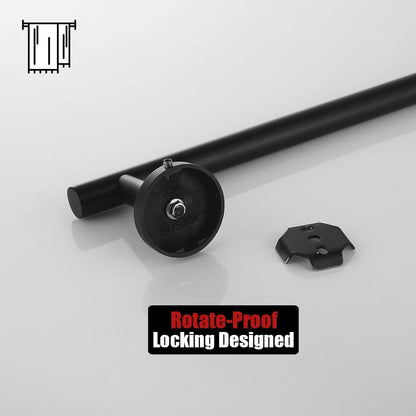 JQK Bath Towel Bar, 33 Inch 304 Stainless Steel Thicken 0.8mm Single Towel Rack for Bathroom, Towel Holder Brushed Finished Wall Mount, Useable Length 30 Inch, TB110L30-BN