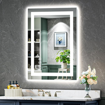 60x36 LED Bathroom Mirror with Lights, Lighted Vanity Mirror - Colors A