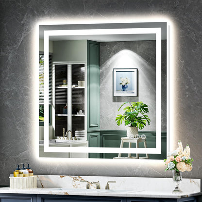 60x36 LED Bathroom Mirror with Lights, Lighted Vanity Mirror - Colors A