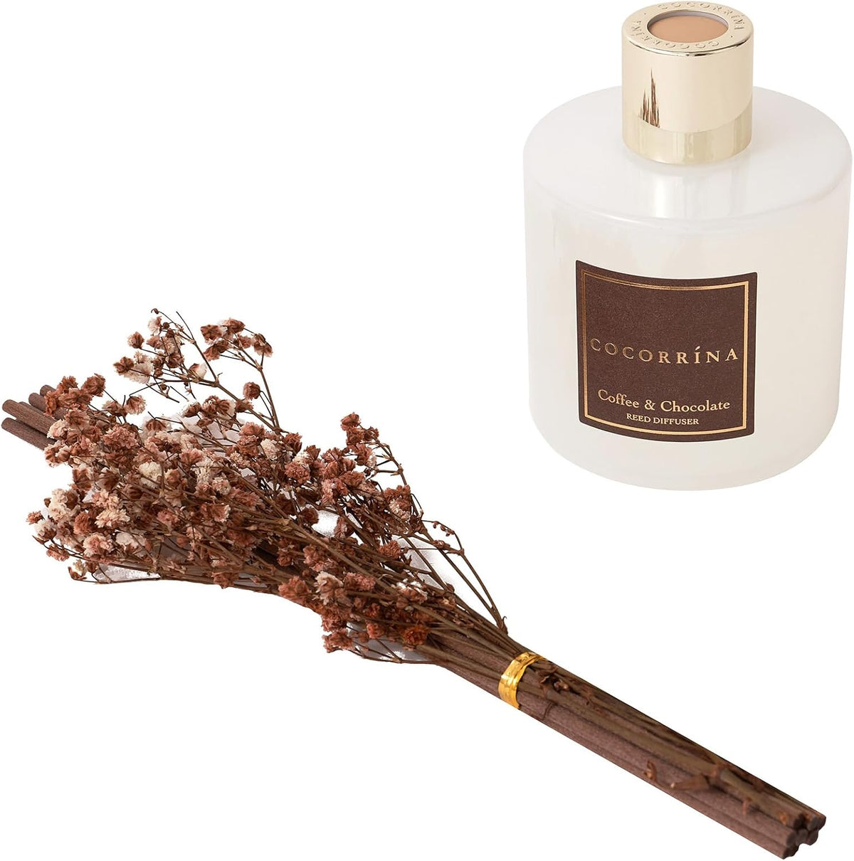 Reed Diffuser Set, Clean Linen 6.7 fl oz Scented Diffuser with Sticks Home Fragrance Reed Diffuser for Bathroom Shelf Décor