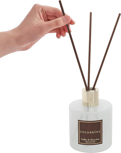 Reed Diffuser Set, Clean Linen 6.7 fl oz Scented Diffuser with Sticks Home Fragrance Reed Diffuser for Bathroom Shelf Décor