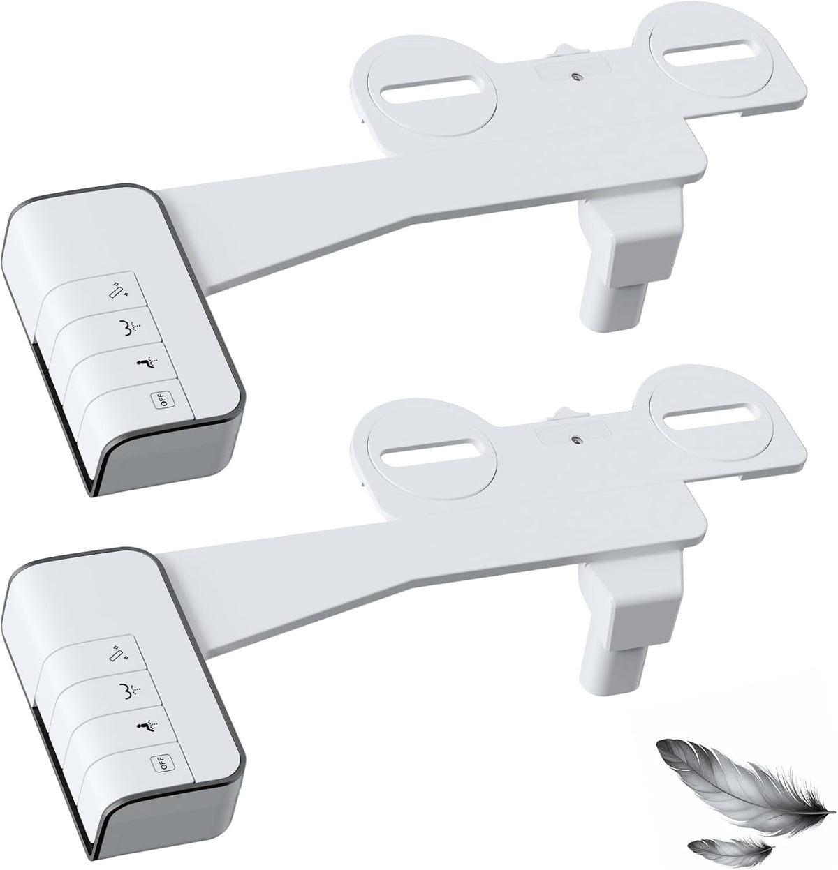 Bidet Attachment for Toilet, Dual Nozzle for Frontal & Rear Wash