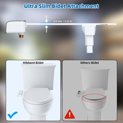 Bidet Attachment for Toilet, Dual Nozzle for Frontal & Rear Wash