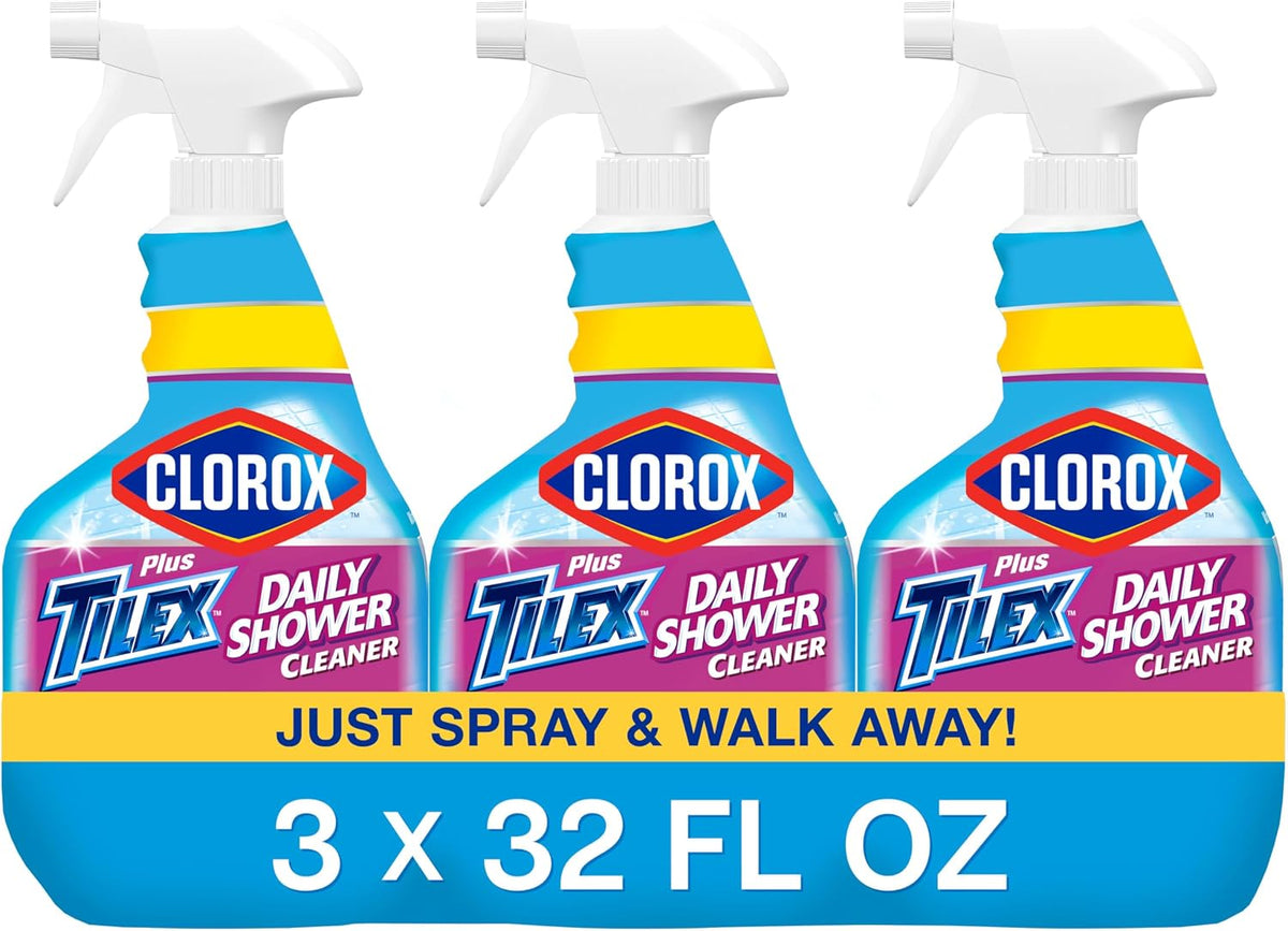 Plus Tilex Daily Shower Cleaner Spray, 32 fl. oz., 3 Pack