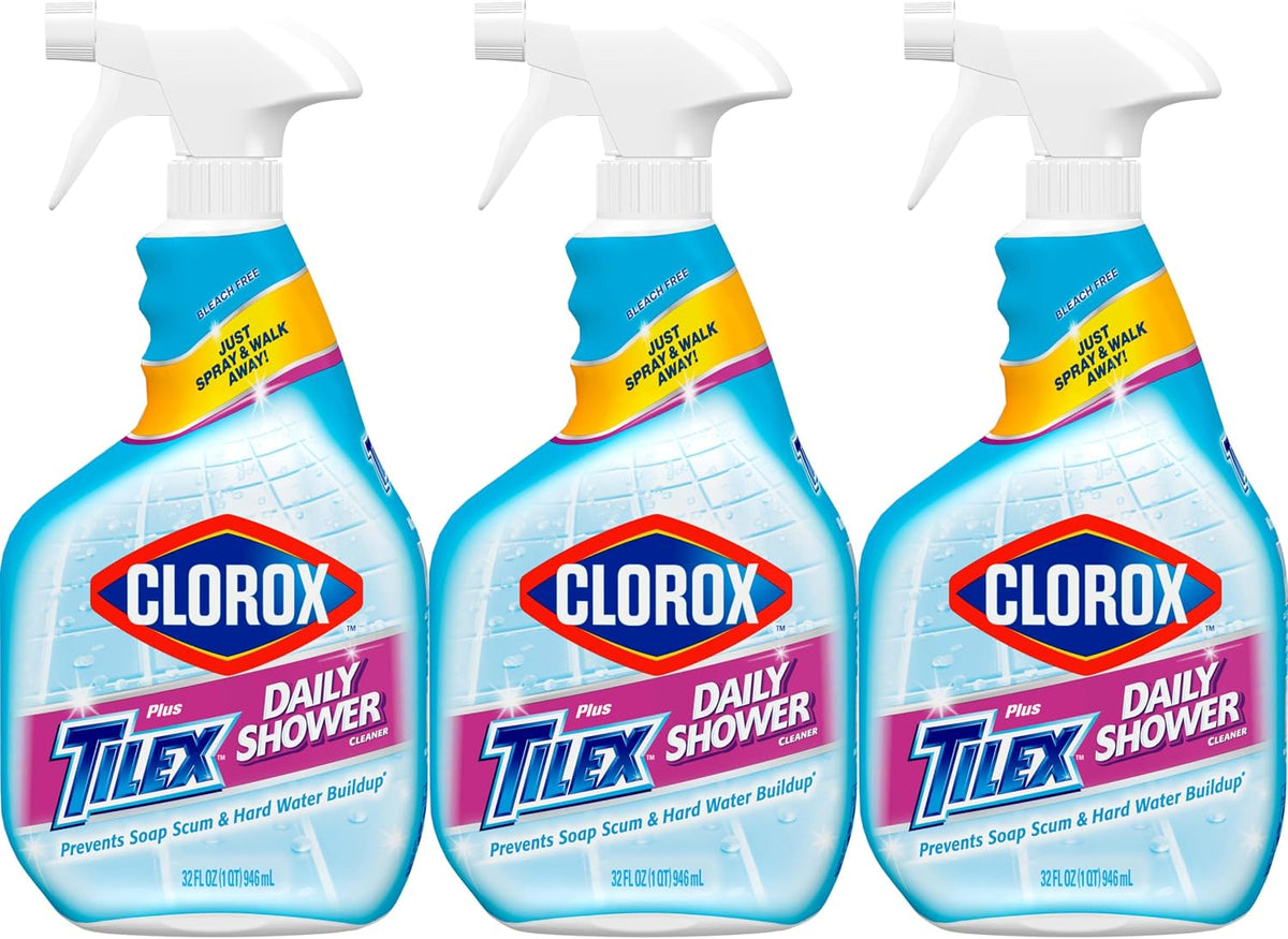 Plus Tilex Daily Shower Cleaner Spray, 32 fl. oz., 3 Pack