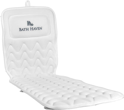 Bath Pillow for Tub, Soft 3D Mesh Full Body Mat with Head Neck Back Support