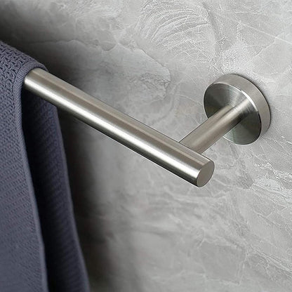 Bath Towel Bar, Thicken Stainless Steel Shower Towel Rack Holder Wall Mounted for Bathroom, 20-lnch Overall Length-17-lnch Usable Hanging Space (Brushed Nickel)