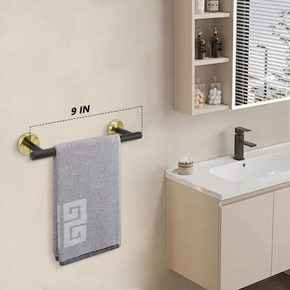 Bath Towel Bar, Thicken Stainless Steel Shower Towel Rack Holder Wall Mounted for Bathroom, 20-lnch Overall Length-17-lnch Usable Hanging Space (Brushed Nickel)