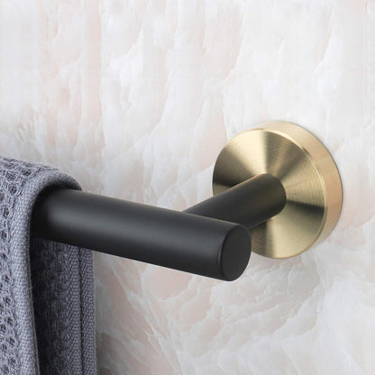 Bath Towel Bar, Thicken Stainless Steel Shower Towel Rack Holder Wall Mounted for Bathroom, 20-lnch Overall Length-17-lnch Usable Hanging Space (Brushed Nickel)
