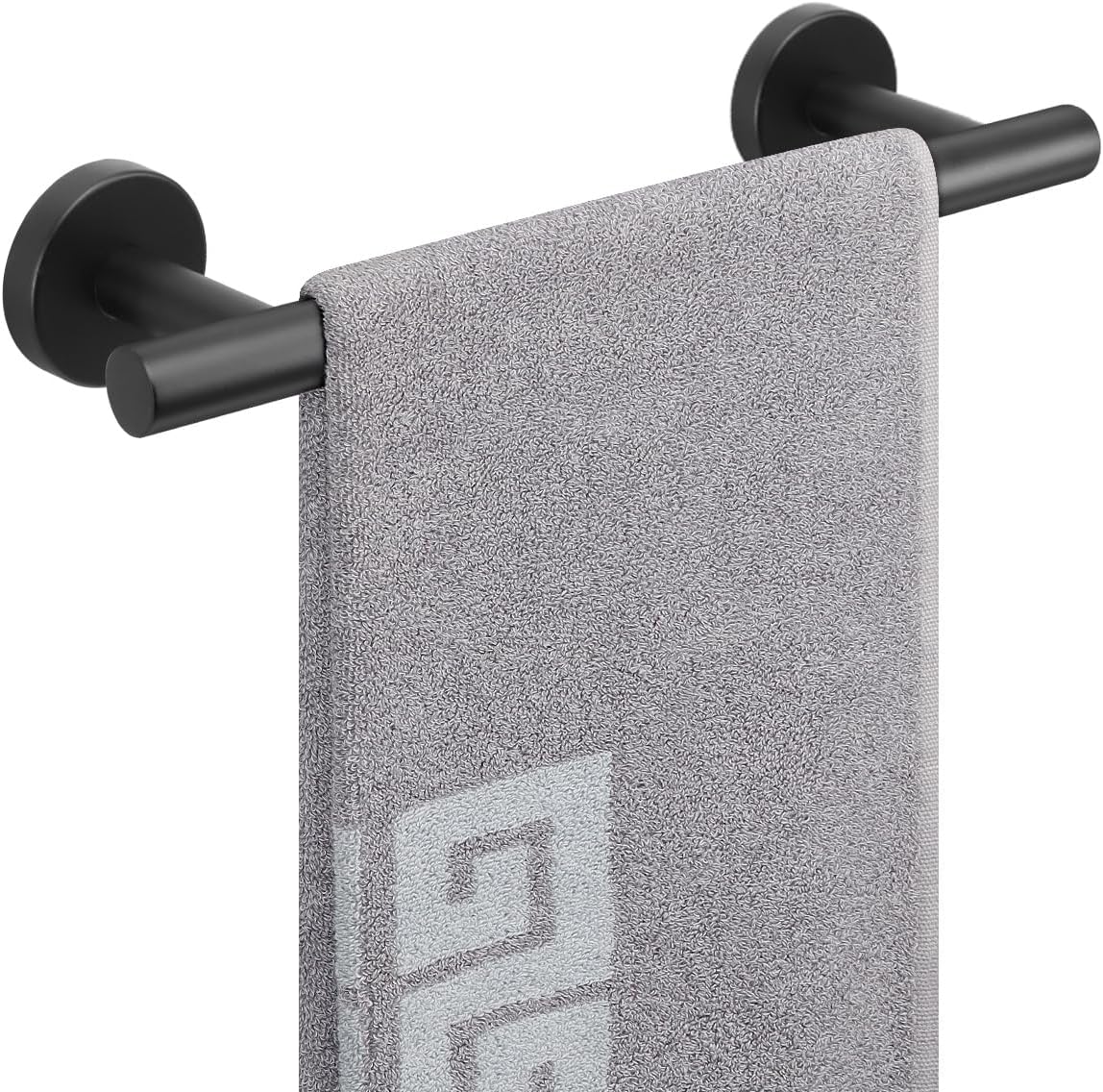 Bath Towel Bar, Thicken Stainless Steel Shower Towel Rack Holder Wall Mounted for Bathroom, 20-lnch Overall Length-17-lnch Usable Hanging Space (Brushed Nickel)