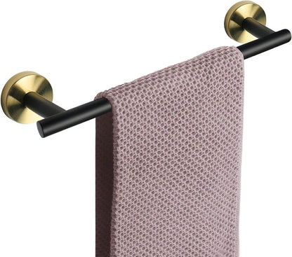 Bath Towel Bar, Thicken Stainless Steel Shower Towel Rack Holder Wall Mounted for Bathroom, 20-lnch Overall Length-17-lnch Usable Hanging Space (Brushed Nickel)