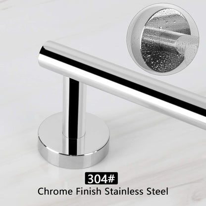 Bath Towel Bar, Thicken Stainless Steel Shower Towel Rack Holder Wall Mounted for Bathroom, 20-lnch Overall Length-17-lnch Usable Hanging Space (Brushed Nickel)
