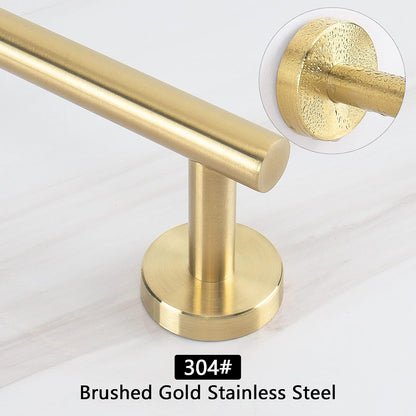 Bath Towel Bar, Thicken Stainless Steel Shower Towel Rack Holder Wall Mounted for Bathroom, 20-lnch Overall Length-17-lnch Usable Hanging Space (Brushed Nickel)