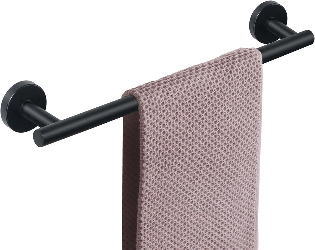 Bath Towel Bar, Thicken Stainless Steel Shower Towel Rack Holder Wall Mounted for Bathroom, 20-lnch Overall Length-17-lnch Usable Hanging Space (Brushed Nickel)