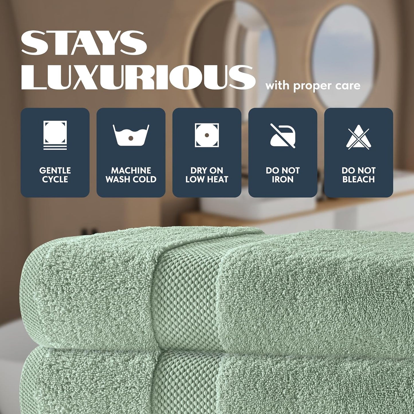 Luxury Bath Towels Set of 4 Large - 700 GSM Turkish Cotton Ultra Soft Bath Towels 27x54 | Highly Absorbent and Quick Dry | Hotel Towels for Bathroom Luxury, Plush Shower Towels, White