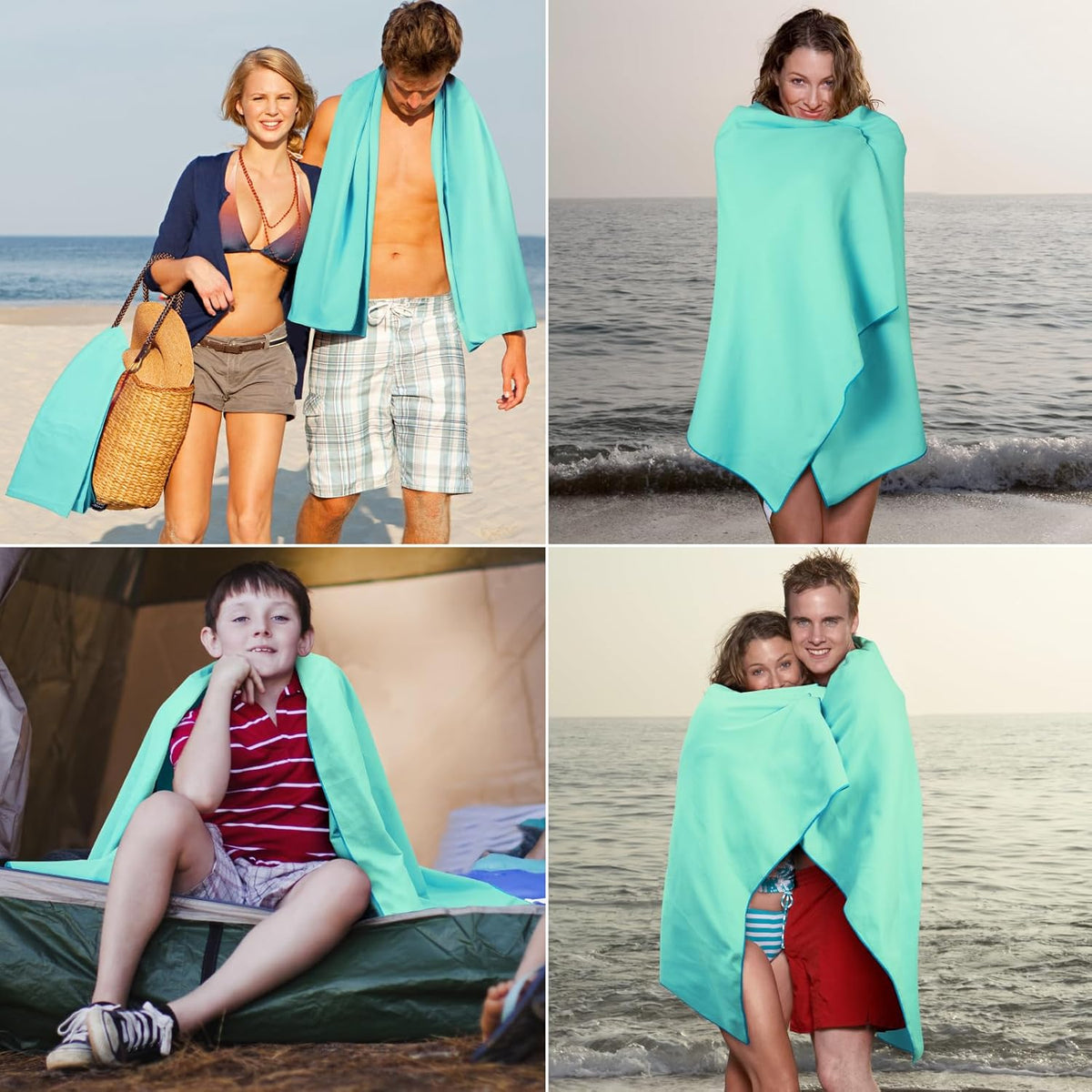 Microfiber Towel for Body, Microfiber Beach Towel, Backpacking Towel,Camping Towels Fast Drying Lightweight,Soft Compact Lightweight Quick Dry Fitness Hiking Yoga Camping Travel Towel