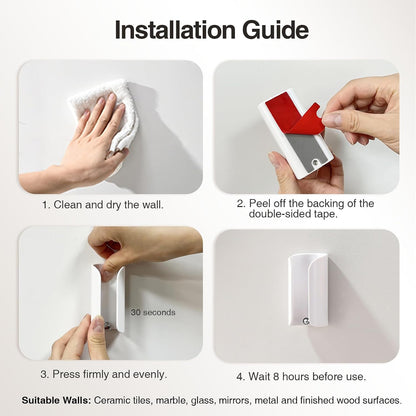 Electric Toothbrush Holder for Bathroom, Adhesive Toothbrush Stand