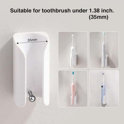 Electric Toothbrush Holder for Bathroom, Adhesive Toothbrush Stand