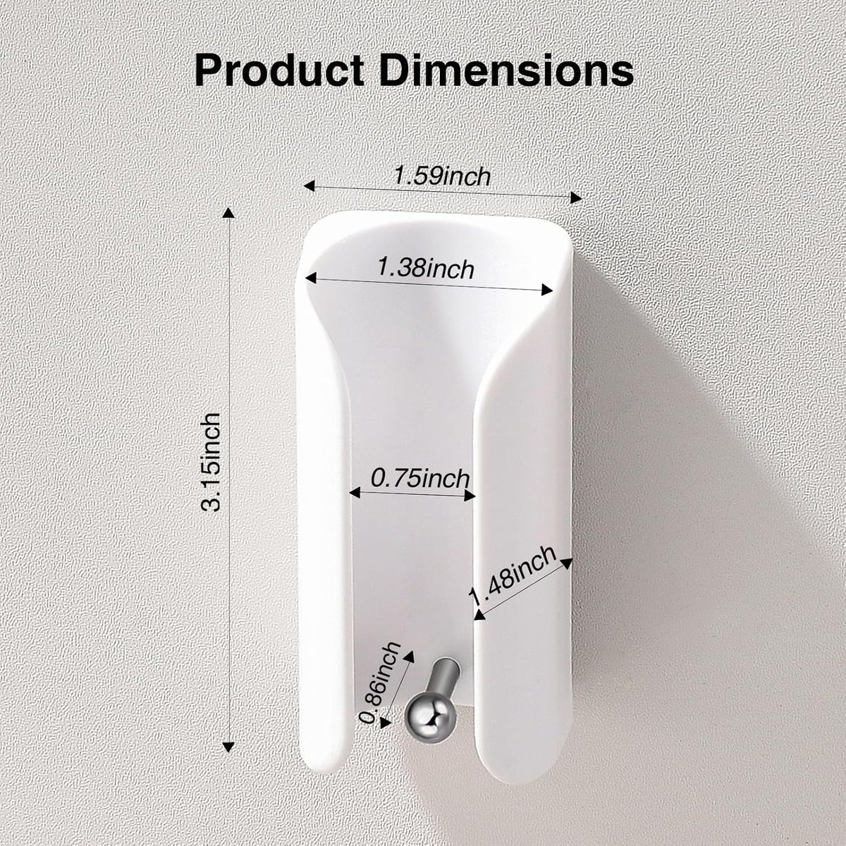 Electric Toothbrush Holder for Bathroom, Adhesive Toothbrush Stand