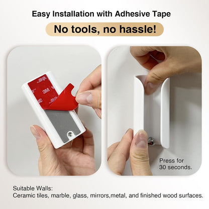 Electric Toothbrush Holder for Bathroom, Adhesive Toothbrush Stand