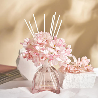 Reed Diffuser - 8.5 Oz Clean Linen Reed Diffuser with 8 Sticks for Home Bathroom Shelf Decor (Simple Luxe Collection)
