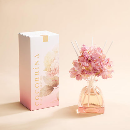 Reed Diffuser - 8.5 Oz Clean Linen Reed Diffuser with 8 Sticks for Home Bathroom Shelf Decor (Simple Luxe Collection)