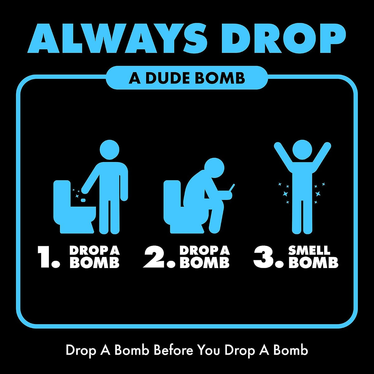 DUDE Bombs Toilet Bowl Stank Eliminator, Air Freshener, 40 Count