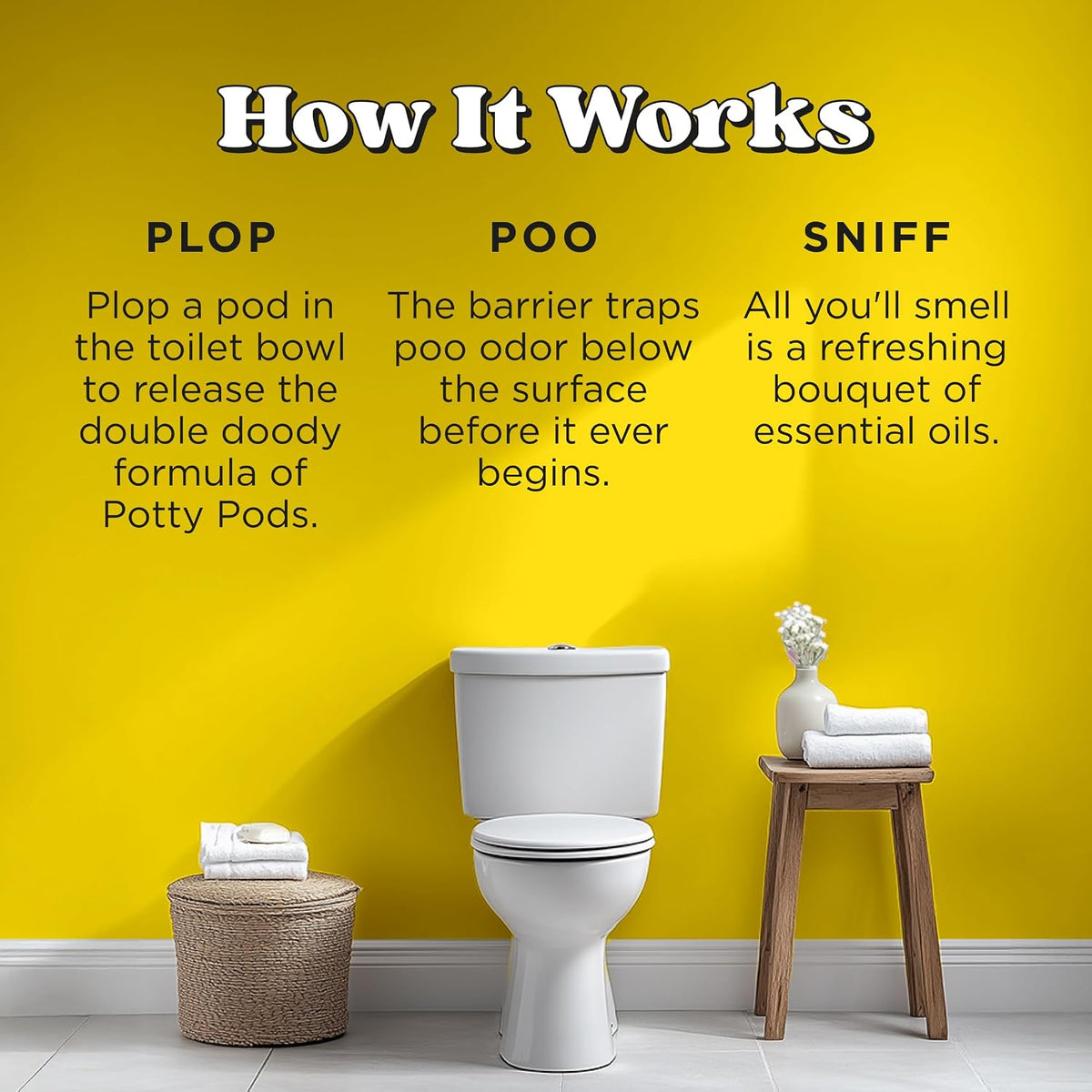 Poo- Before-You-Go 2-in-1 Toilet Potty Pods, Original Citrus