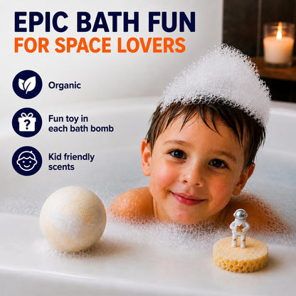 Refresh Bath Bombs for Women & Kids – 24 Bath Bombs Mini Sized, Organic Bathbomb Set, Women & Kids Bath Fizz, Luxury Gift for Mother’s Day, Easter, Valentines, Birthday or Self Care