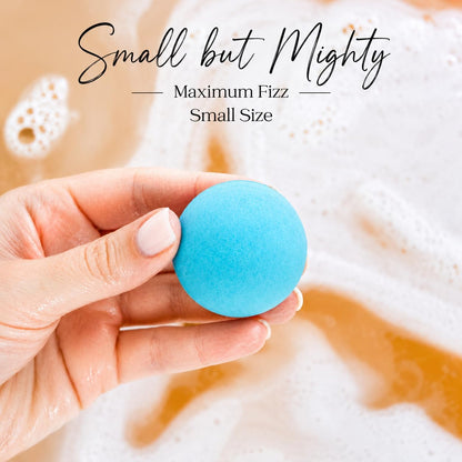 Refresh Bath Bombs for Women & Kids – 24 Bath Bombs Mini Sized, Organic Bathbomb Set, Women & Kids Bath Fizz, Luxury Gift for Mother’s Day, Easter, Valentines, Birthday or Self Care