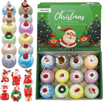 Refresh Bath Bombs for Women & Kids – 24 Bath Bombs Mini Sized, Organic Bathbomb Set, Women & Kids Bath Fizz, Luxury Gift for Mother’s Day, Easter, Valentines, Birthday or Self Care